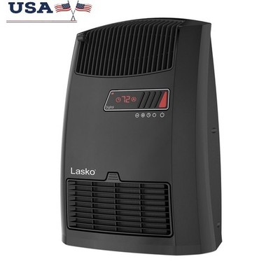 Digital Ceramic Heater 1500W Adjustable Thermostat Auto Shutoff Indoor Use