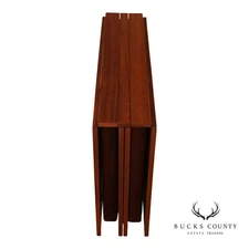 Bruno Mathsson Teak Drop-Leaf Banquet Dining Table