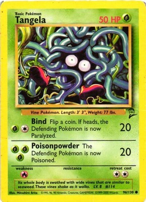Tangela Normal 096/130 Base Set 2 HP