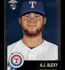 2022 Topps Chrome Platinum Anniversary #362 A.J. Alexy Texas Rangers