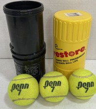 Vintage Restore Tennis Ball Pressurizer Extends Tennis Ball Life W/3 Penn Balls