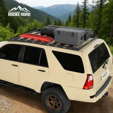 Steel Roof Rails Carrier Rack w/Aluminum Cross Bar for Toyota 4Runner 2003-2009
