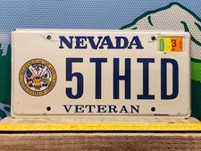 2015 Nevada Vanity License Plate 5THID 5th Infantry Division Army Veteran