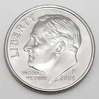 2008 P Roosevelt Dime AVE CIRCULATED **FREE SHIPPING**