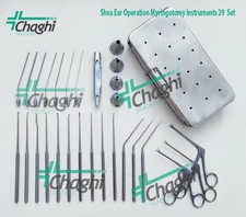 Shea Ear Operation Myringotomy Instruments 29  Set Myringoplasty Surgical ENT CT