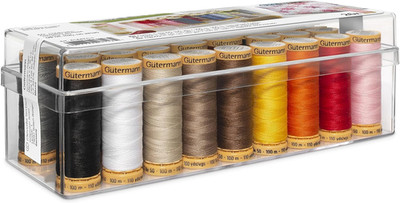 Spool Box 26 Cotton Thread Set, Assorted Colors