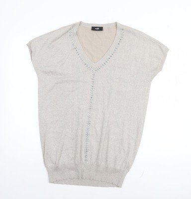 Pullover Pulli Damen UK Größe S Wallis Beige
