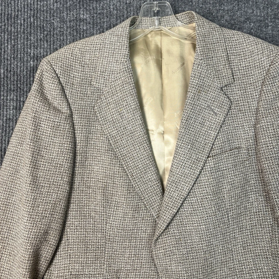 Abrigo Blazer Deportivo de Lana Tweed Gris Aquascutum Para Hombre Talla 38R Saks Fifth Avenue Foto 3 de 4