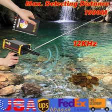 12KHz Max. Detecting Distance 1000m Metal Detector Treasure Finder Locator W/LED