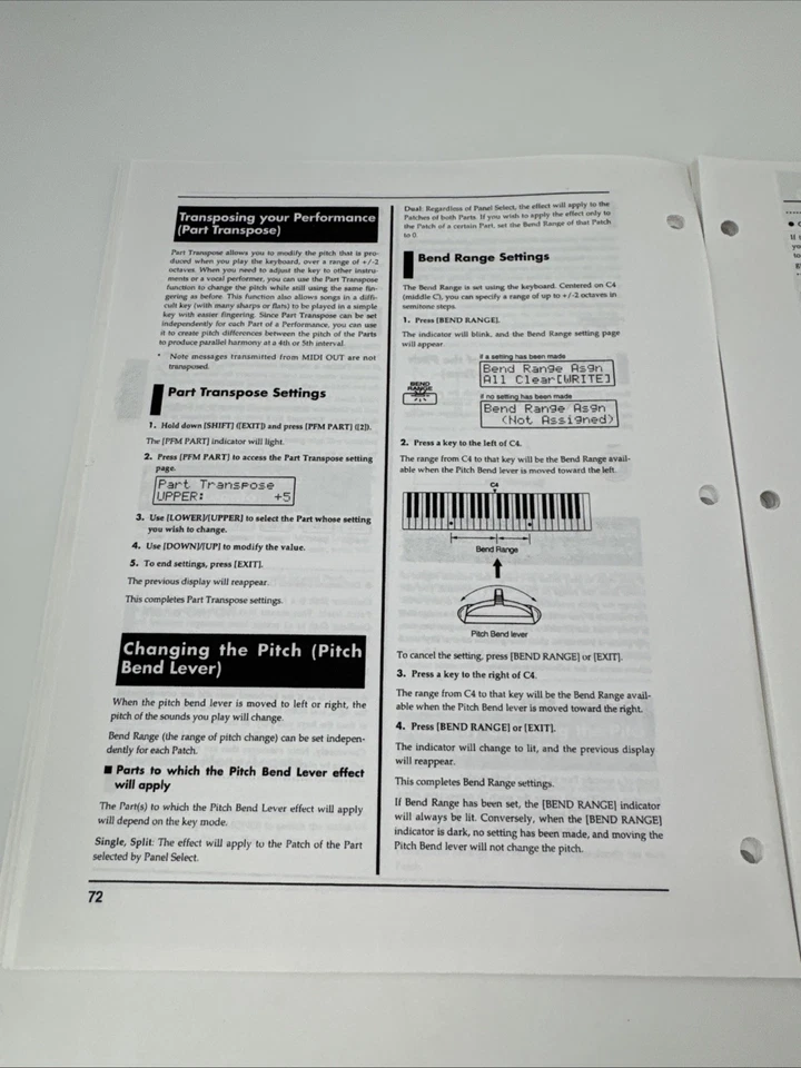ROLAND JP-8000 SYNTHESIZER OWNER'S MANUAL - JP 8000 - JP8000 - Image 3 of 4