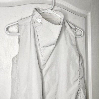 Rick Owens Mainline Olmar Mirta Fluoro Nurse Long Vest/Lab Coat mens small