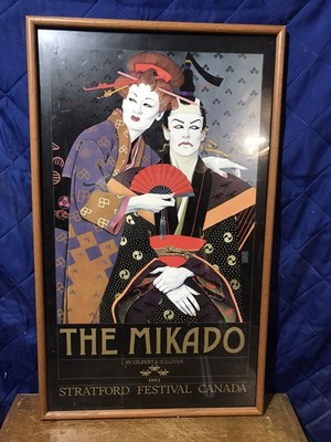 Gilbert & Sullivan ''Mikado'' print professionally framed