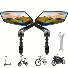 Bicycle Mirror 360 Rotating Wide Range Adjustable Retrovisor Moto Electric Tools
