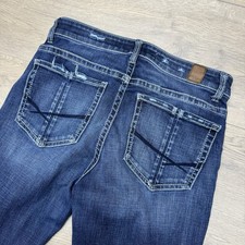 BKE Payton Mid Rise Bootcut Blue Denim Jeans Sz 28x31.5 Cowgirl Western