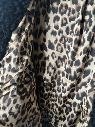 LINE The label Emile Shearling Jacket XL Coat Eyelash Fluffy Shaggy Wooly Mink - Picture 8 of 20