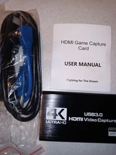 DIGITNOW 4K Audio Video Capture Card, USB 3.0 HDMI Video Capture Device Full HD