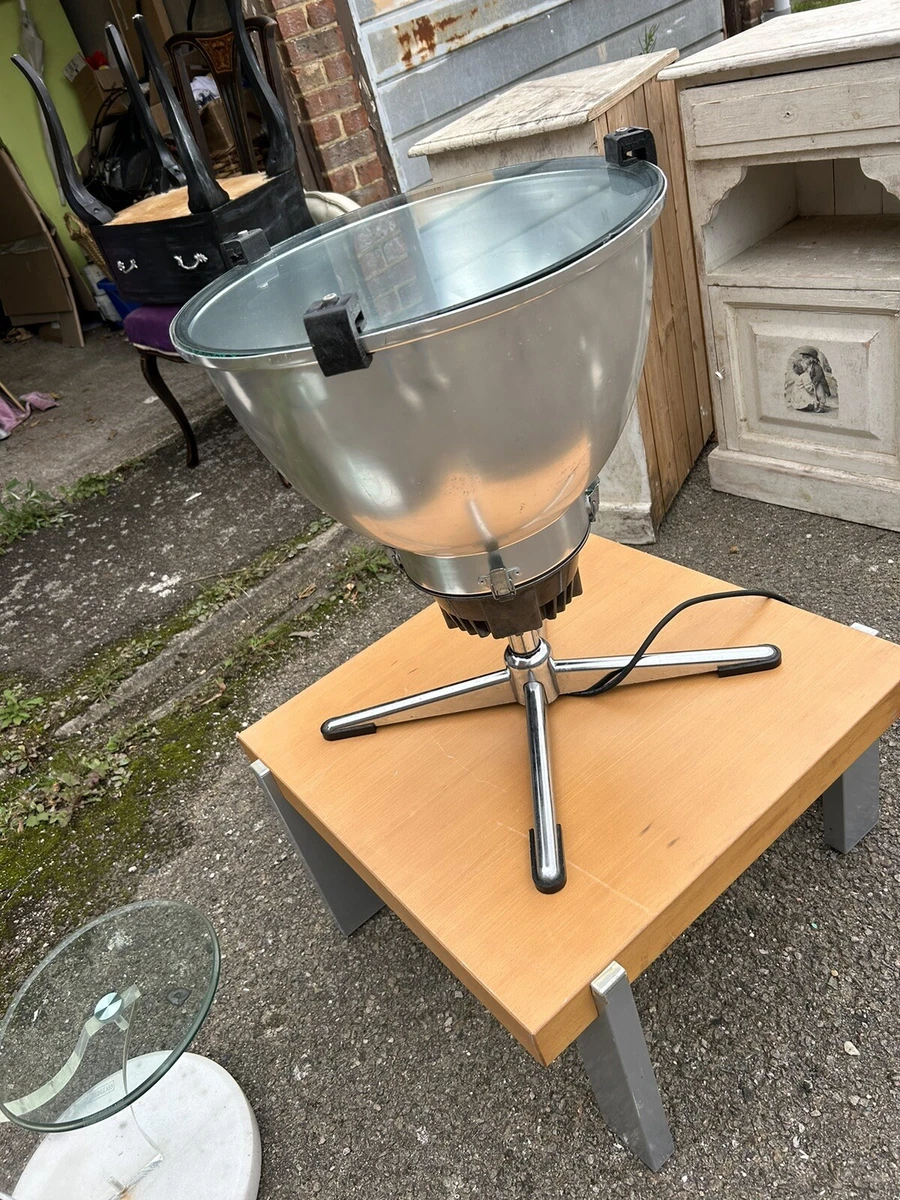 Repurposed Spot Light side table With Light Inside eBay