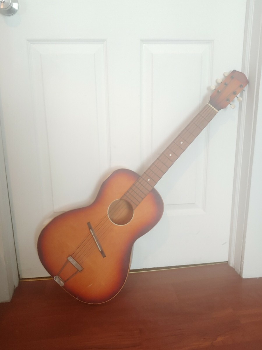 Vintage Beltone Model Concert Size Acoustic Guitar Made In