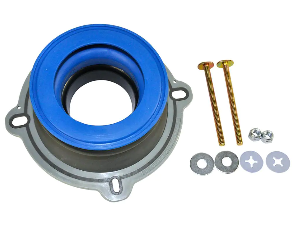 Perfect Seal Toilet Wax Ring, Fits All, Bolts Rubber Gaskets Toilet