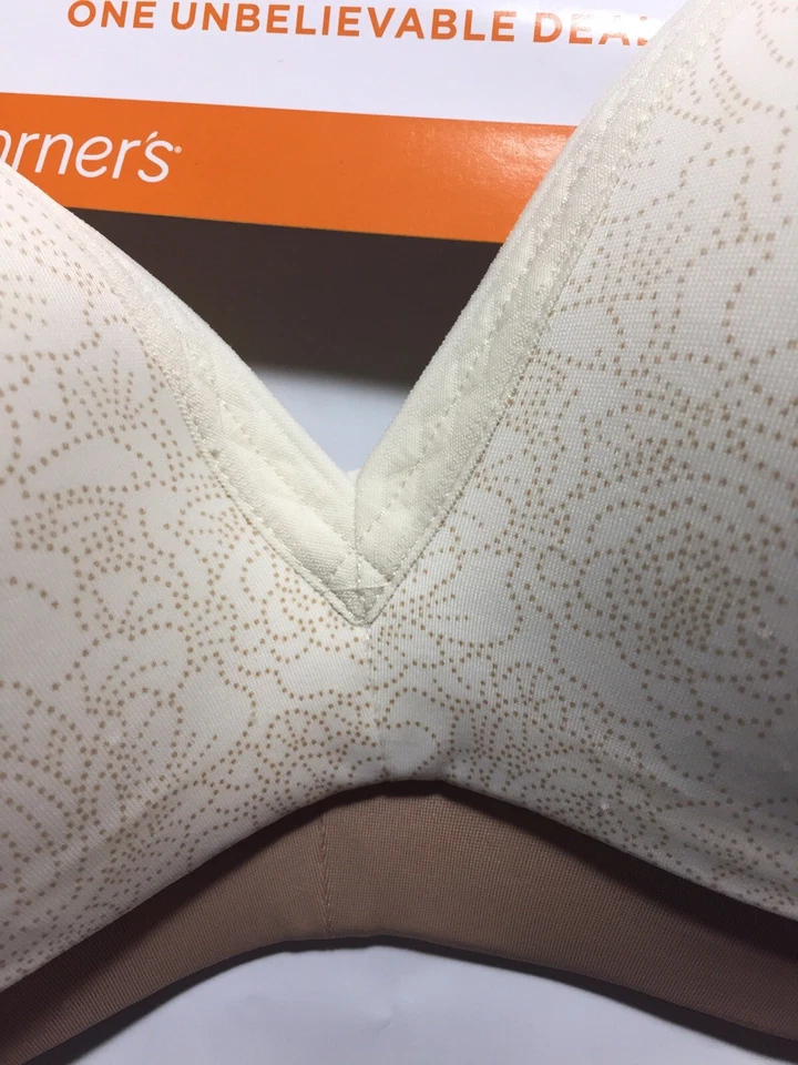 Warner's Wirefree Sujetadores Camiseta Forrada Copas Sin Costuras Estilo 4011 Conjunto de 2 Nuevo $60 Foto 3 de 4