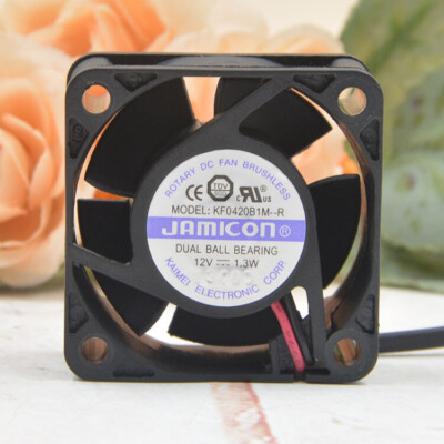 1pc JAMICON KF0420B1M-R 12v 1.3w 4cm 4020 UPS Power Supply Switch   Fan #F7