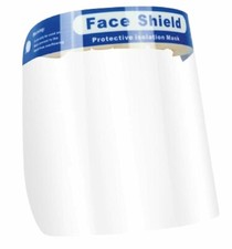 Face Shield Full Visor Protection Mask PPE Cover Clear Transparent Anti Fog Safe
