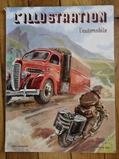 L'ILLUSTRATION l'automobile - 4/10/1941 - advertising - electric vehicles bicycle