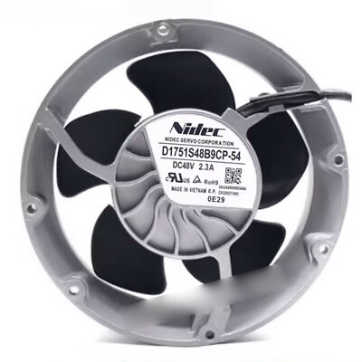 1PCS New NIDEC D1751S48B9CP-54 DC48V 2.3A inverter cooling fan#QW