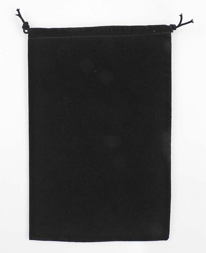 Lot of 5pc BLACK VELVETEEN, VELOUR, VELVET Dice, Gift, Treat, Bags (6" x 9") New - Picture 3 of 3
