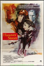 HANOVER STREET MOVIE POSTER V.Fine 27x41 Folded HARRISON FORD Rare Intl. Version