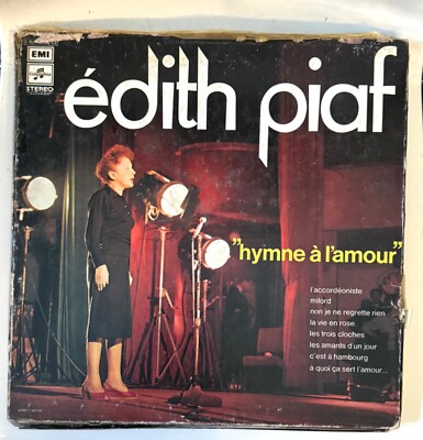 Edith Piaf - Hymne À L'amour - Columbia, BOX 3 VINYL