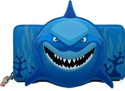 Loungefly Finding Nemo Bruce Shark Cosplay Wallet- FISH ARE FRIENDS NOT FOOD!!!