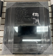 DON LARSEN SIGNED 16X20 PHOTO INSCRIBED HANDWRITTEN WS PERFECT GAME STEINER COA