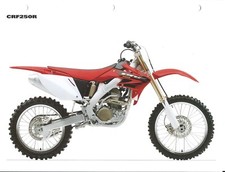 Motorcycle Data Sheet - Honda - CRF250R - 2004 - Specifications Features (DC655)