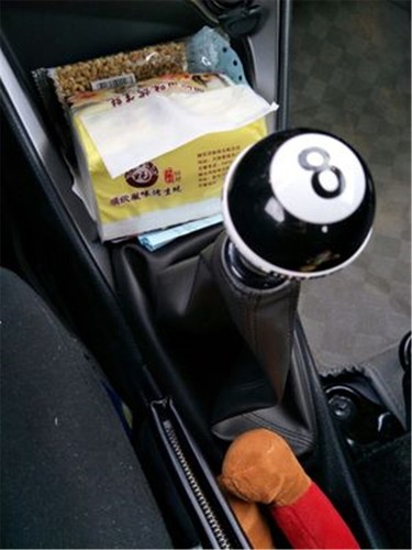Car Gear Shift Knob Ball 8 Billiard Shape Universal Manual Lever Stick Shifter - Bild 7 von 12