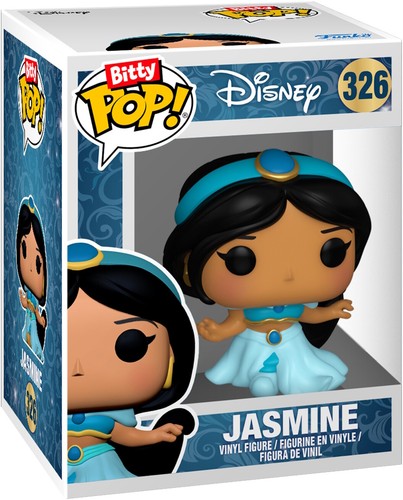 Princesa Disney - Paquete de 4 jazmín Bella Pocahontas - ¡Bitty Pop! Funko - Imagen 3 de 4