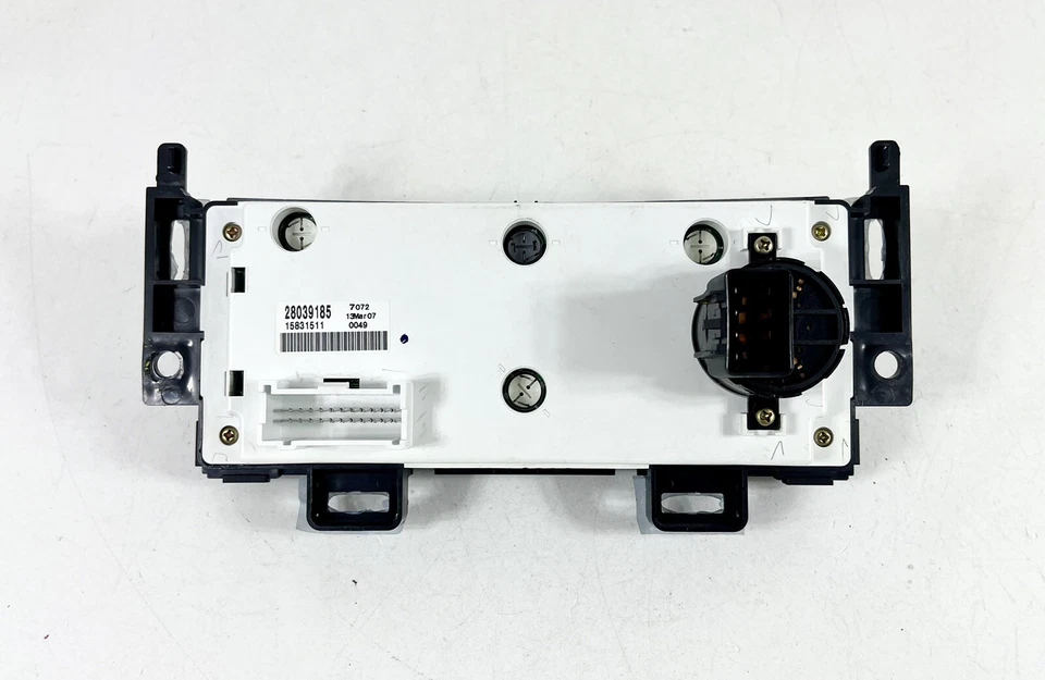 Pontiac G6 2005-2008 interruptor de control de temperatura de calefacción de aire acondicionado 28039185 OEM Foto 4 de 4