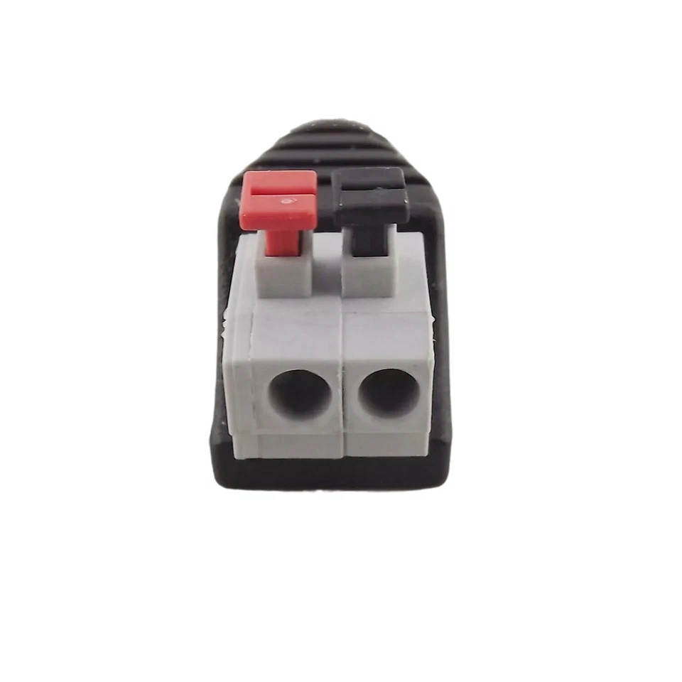 10x RCA Male Push-in Type Spring Screwless Terminal Quick Connector CCTV Camera - Image 3 of 4