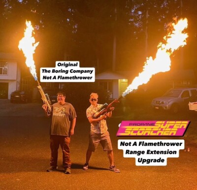Premium Upgrade Not A Flamethrower Green Super Scorcher'' Green/Black