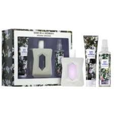 God Is A Woman by Ariana Grande 3pc Gift Set 3.4 EDP + 4 Mist + 3.4 Body Souffle