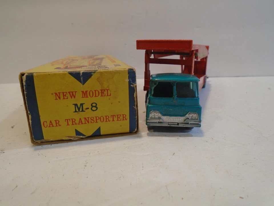 Matchbox M8 Major Pack Car Transporter -Original Box Vintage 1959 Lesney England - Image 2 of 4