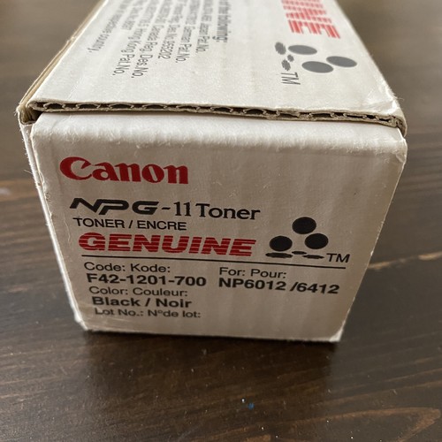 GENUINE CANON NPG-11 Toner Black NP6012 NP6412 NOS - Picture 3 of 6
