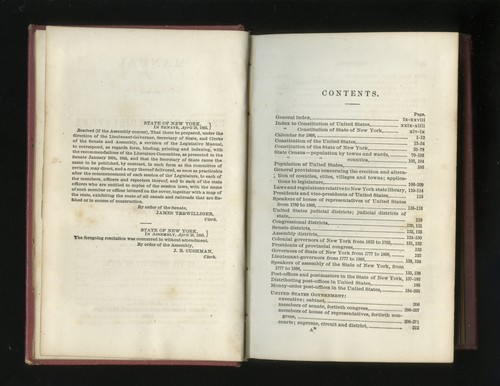 1868 Manual for use of the Legislature of the State of New York 1868 EP Brooks - Picture 4 of 10