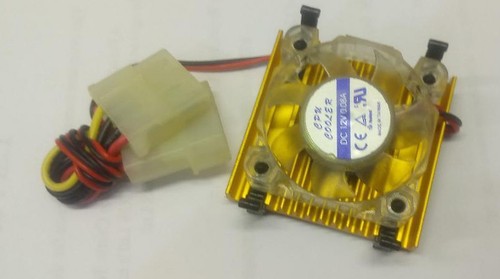 New 44mm x 44mm 486/586 CPU Heatsink and 12V Molex Fan - Picture 3 of 4