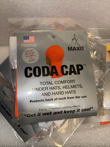 Maxit Maxit Coda Cap With Neck Shade Maxit Coda Cap Orange Clothing. 5 Pack