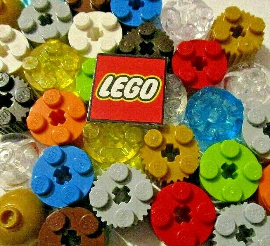 LEGO 2x2 Round Bricks (Packs of 8) Design 6116, 92947, 30367 + Grille & Dome - Image 3 of 3