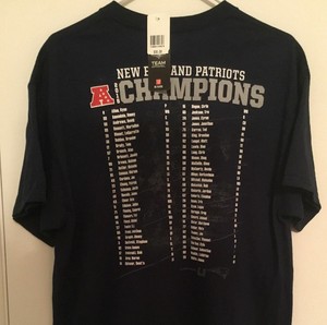 Tom Brady 2016 Team Roster Shirt New England Patriots Super Bowl Majestic L Nwt Ebay
