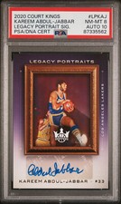 2020 Court Kings Kareem Abdul-jabbar Legacy Portrait Signature Psa 10 Card Psa 8