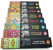 Tribal Soul Incense Set - 8 Packs - 96 Burning Sticks  