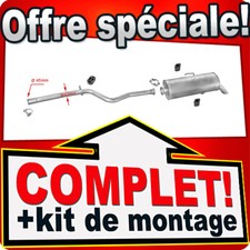 Tube d'échappement Peugeot 106